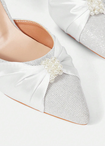 SHEIN Туфлі білий з штучна шкіра, китай — літо (367436036)