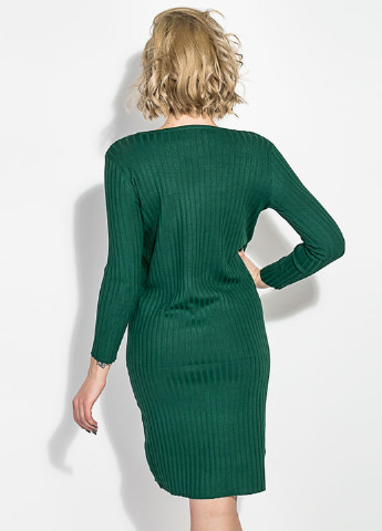 Зеленое кэжуал платье Time of Style однотонное
