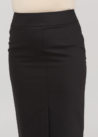 Черная кэжуал однотонная юбка Bessini карандаш