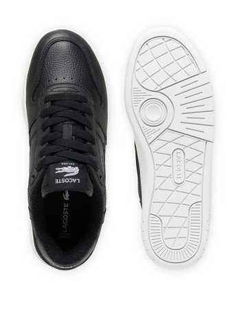 Кроссовки Lacoste T-CLIP PLATFORM чёрные демисезоны (329148413)