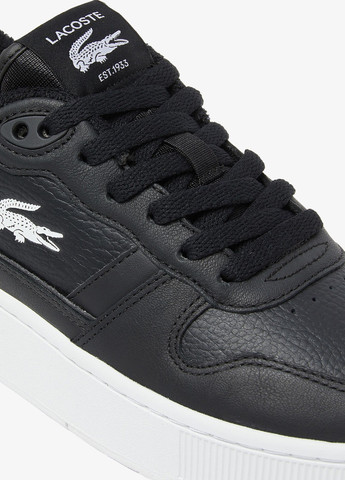 Кроссовки Lacoste T-CLIP PLATFORM чёрные демисезоны (329148413)