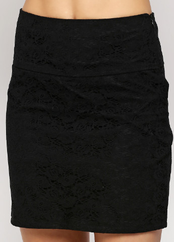 Черная кэжуал однотонная юбка Bangkok Look мини