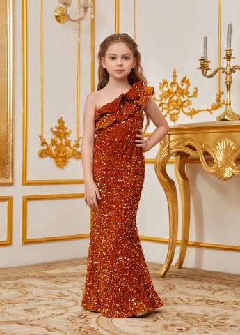 Помаранчева сукня SHEIN (329522367)
