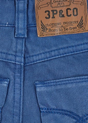 Синие демисезонные регюлар фит джинсы 3 Pommes