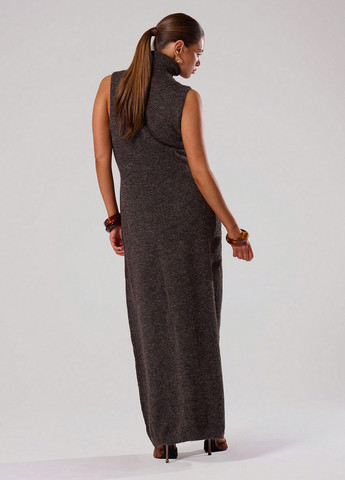 Темно-коричнева кежуал сукня SHEIN меланжева