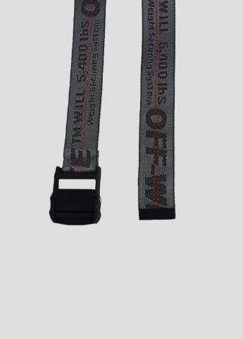 Світло-сірий текстильний ремінь Off-White (228877486)