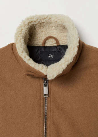 Світло-коричнева демісезонна куртка H&M