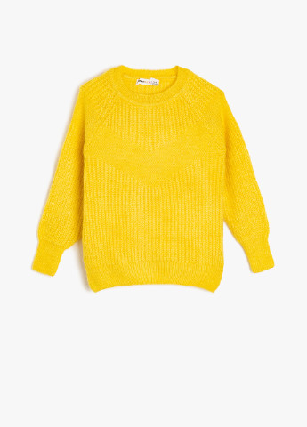 Желтый демисезонный свитер джемпер KOTON