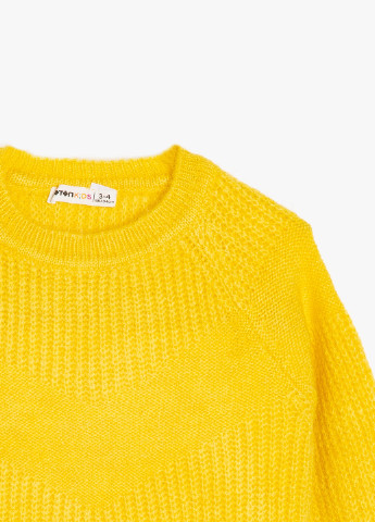 Желтый демисезонный свитер джемпер KOTON