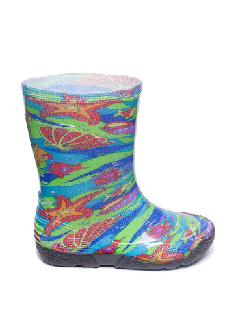 Синие резиновые сапоги Oldcom