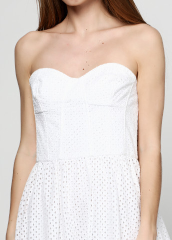 Белое кэжуал платье Juicy Couture однотонное