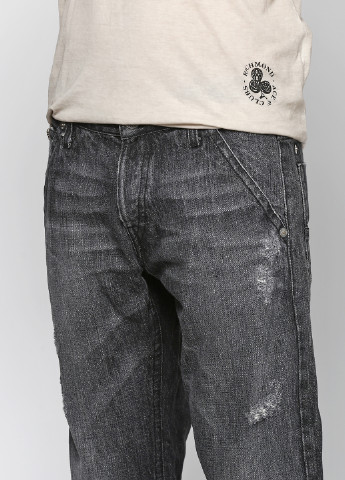 Серые демисезонные со средней талией джинсы Richmond