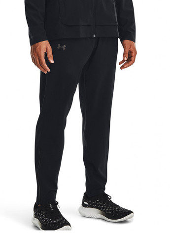 Черные кэжуал, спортивные демисезонные прямые брюки Under Armour