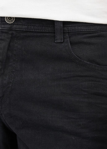 Черные демисезонные прямые джинсы Lee Cooper