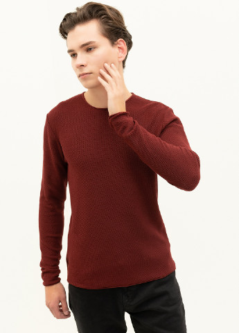 Бордовый демисезонный свитер Stendo