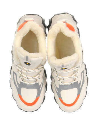 Зимние ботинки Lancast с аппликацией, с лентами, светоотражающие детали, на тракторной подошве из искусственной замши, из искусственной кожи