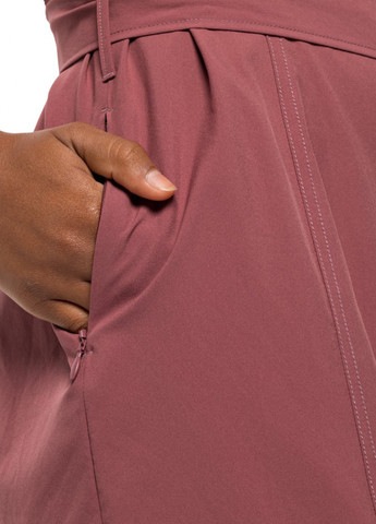 Темно-розовое кэжуал платье рубашка Jack Wolfskin однотонное