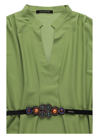 Зелена кежуал сукня а-силует Fornarina однотонна