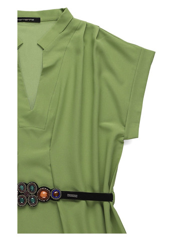 Зелена кежуал сукня а-силует Fornarina однотонна