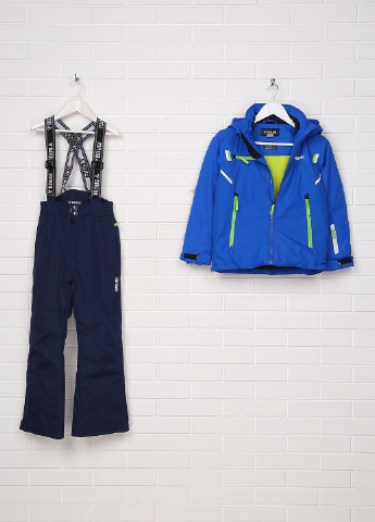 Синий зимний костюм лыжный (куртка, брюки) Brugi