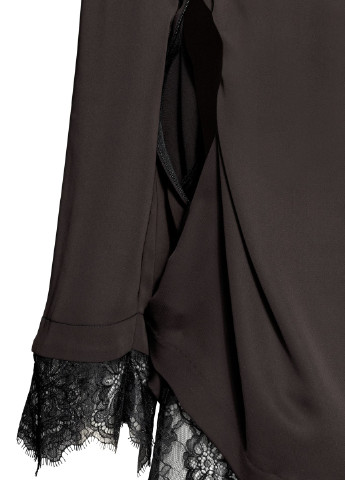 Чёрная блуза для кормящих H&M