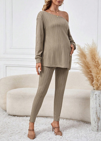 Костюм для вагітних (лонгслів, легінси) SHEIN (330764032)