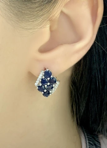Сережки Silver Flame (152533060)