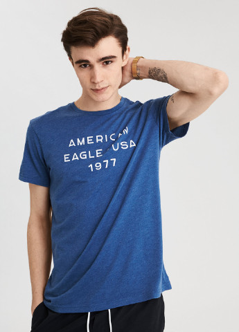 Синя футболка American Eagle