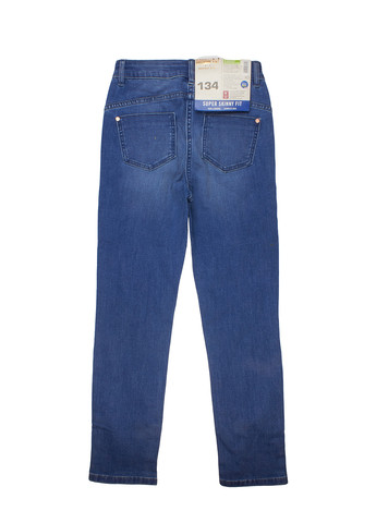 Синие демисезонные зауженные джинсы Pepperts