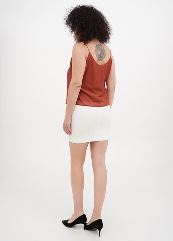 Белая кэжуал однотонная юбка Vicolo карандаш