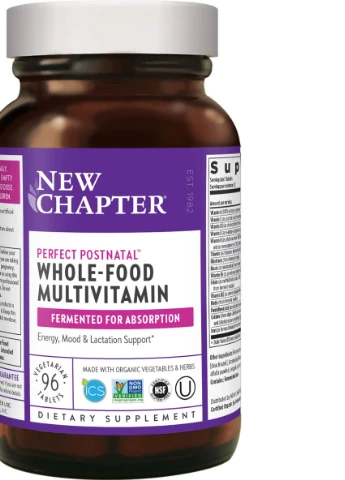 Мультивитамины для Женщин в Послеродовой Период, Perfect Postnatal,, 96 таблеток New Chapter (228291912)