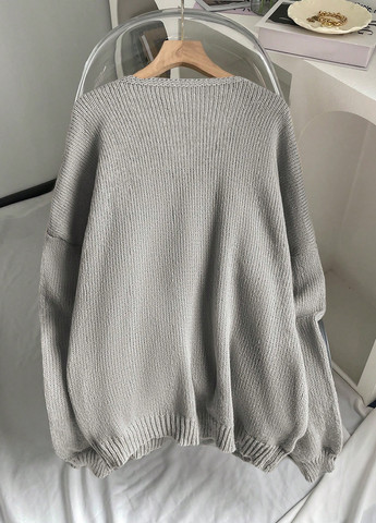 Серый демисезонный кардиган SHEIN