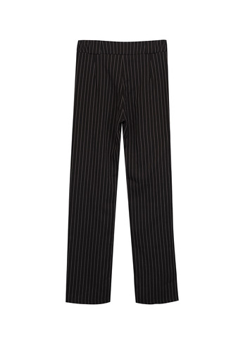 Черные кэжуал демисезонные прямые брюки Unique 21