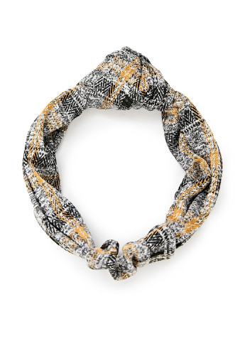 Сірий демісезонний комплект (пов'язка, шарф-сніг) My Scarf