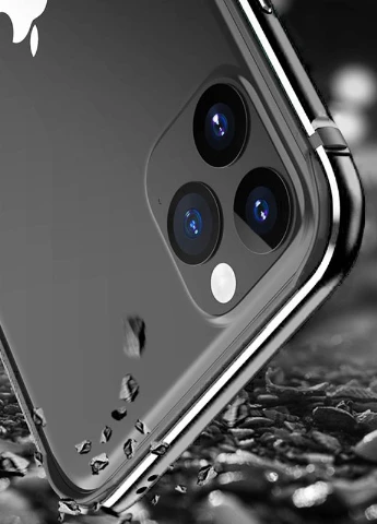 Metal + PC Бампер The Grand Series для Apple iPhone 12 Pro Max (6.7 ') Чорний (is_00000040519_2) G-Case (229724676)