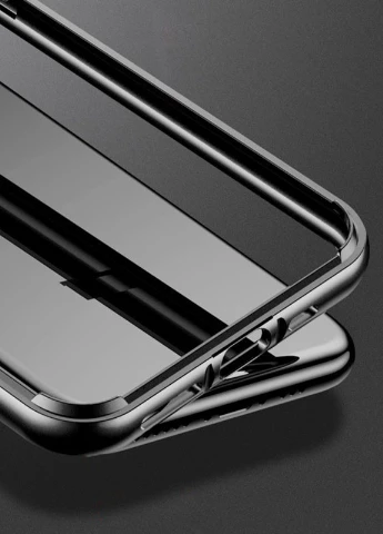 Metal + PC Бампер The Grand Series для Apple iPhone 12 Pro Max (6.7 ') Чорний (is_00000040519_2) G-Case (229724676)