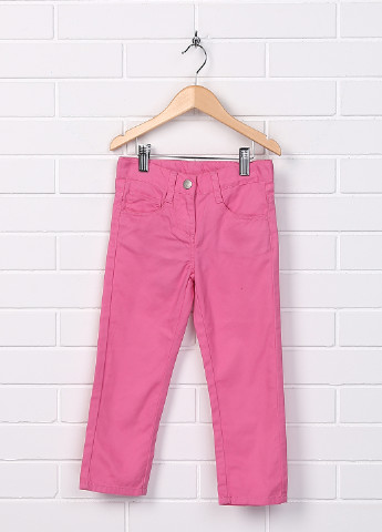 Розовые демисезонные прямые джинсы Lupilu