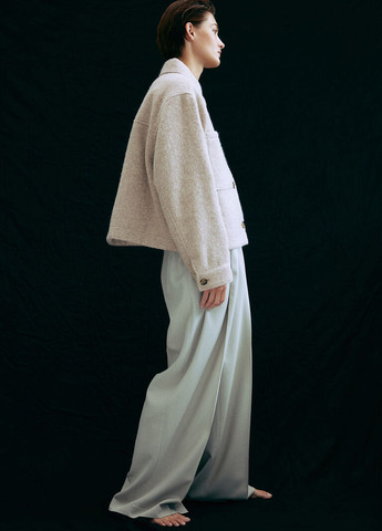 Темно-бежевый женский жакет H&M однотонный - демисезонный