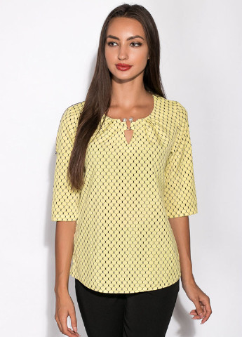 Желтая демисезонная блуза Time of Style
