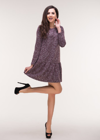 Фіолетова кежуал плаття, сукня Ravol меланжева