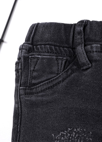 Темно-серые демисезонные джинсы SHEIN