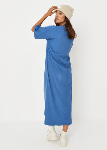 Синя кежуал сукня сукня-футболка Missguided однотонна