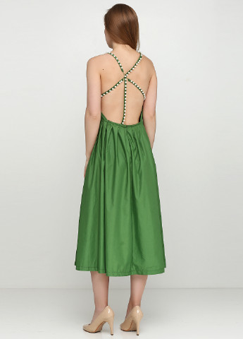 Зеленое кэжуал платье оверсайз Timiami однотонное