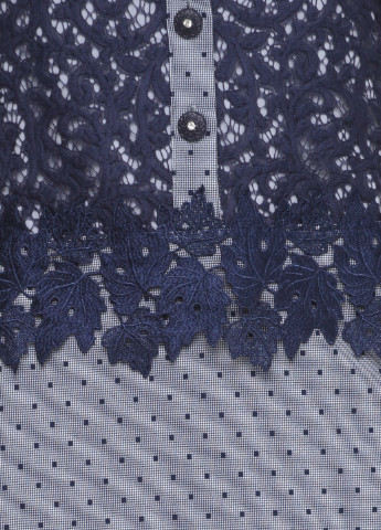 Синее кэжуал платье Sassofono с геометрическим узором
