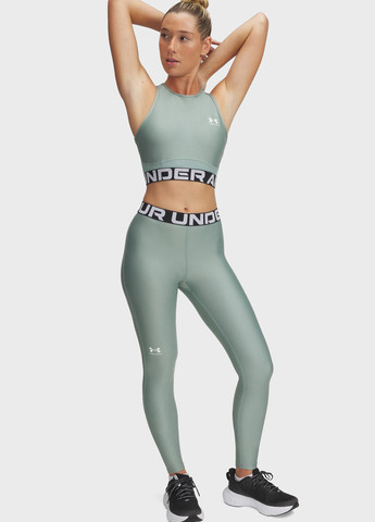 Зеленые демисезонные леггинсы Under Armour
