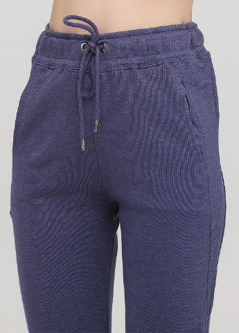 Синие спортивные демисезонные зауженные брюки Jennyfer