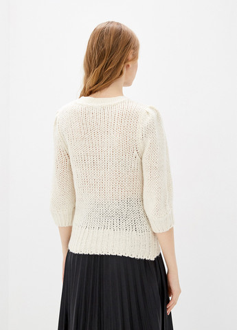 Молочний зимовий светр джемпер Noisy May