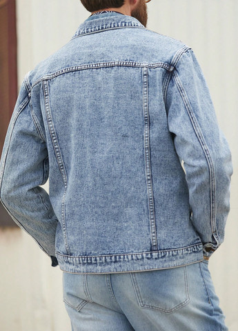 Блакитна демісезонна куртка SHEIN