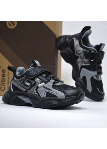 Черные демисезонные кроссовки Clibee 316B