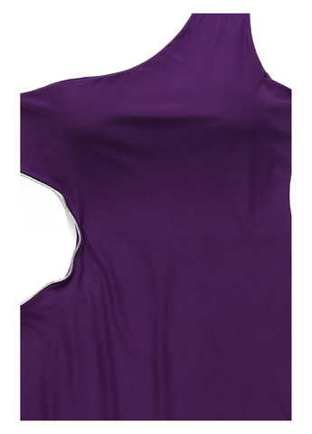 Фіолетова коктейльна сукня на одне плече PrettyLittleThing однотонна